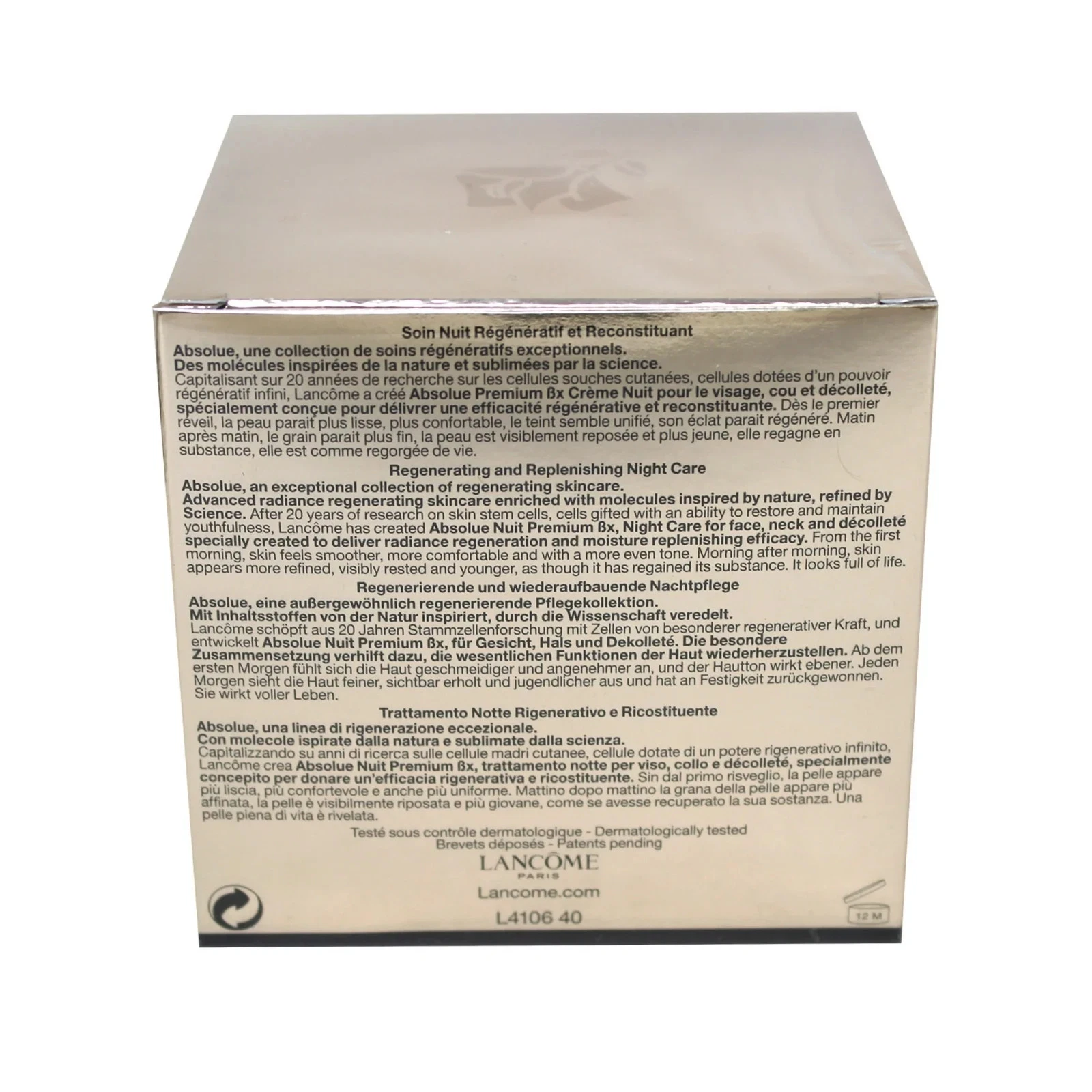 lancome paris absolue nuit night creame (75 ml) lancome paris absolue nuit night creame (75 ml)