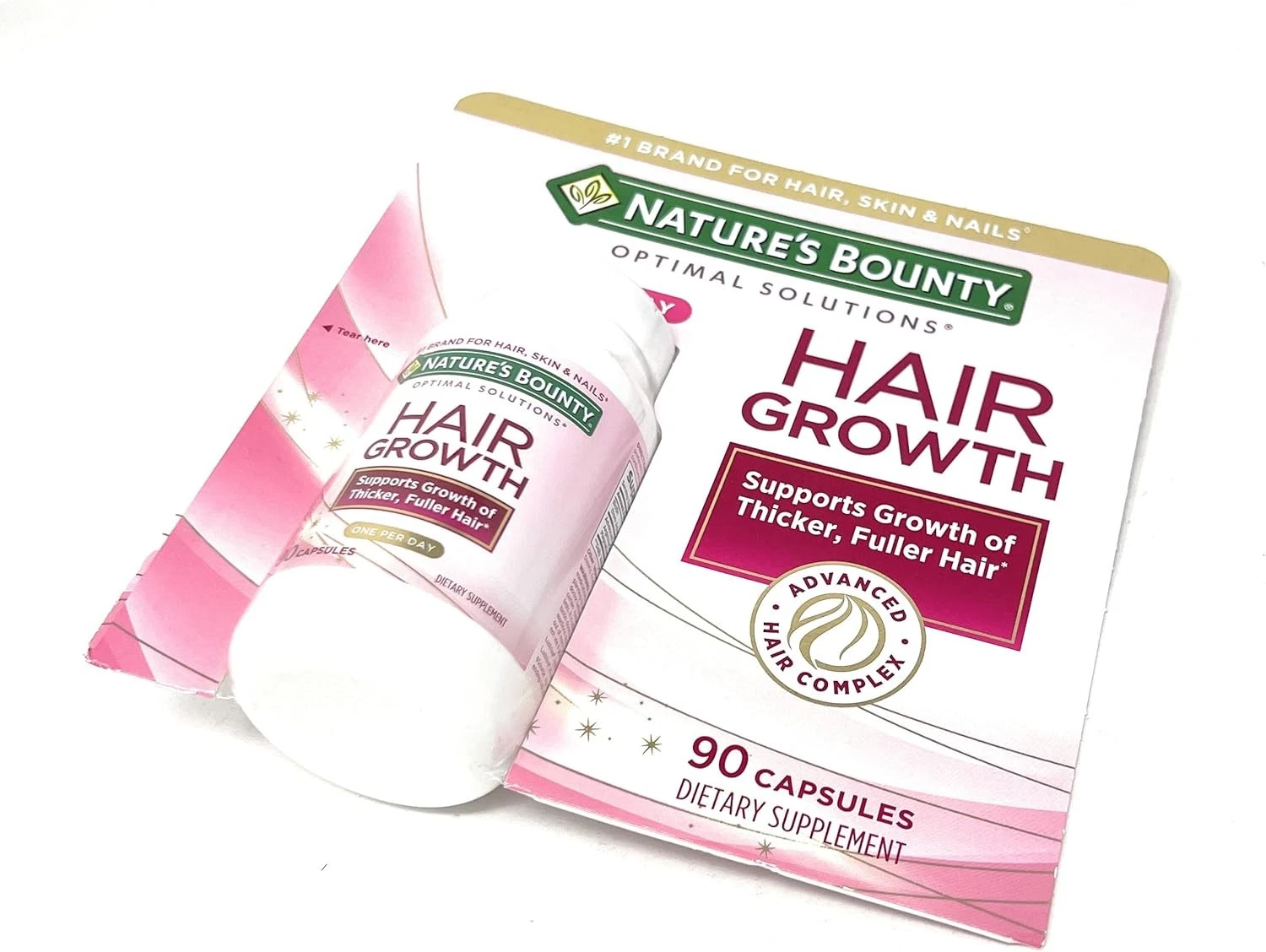nature's bounty hair growth supplement, 1 per day, 90 capsules nature's bounty hair growth supplement, 1 per day, 90 capsules